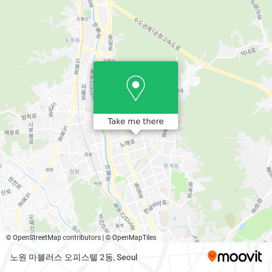 노원 마블러스 오피스텔 2동 map