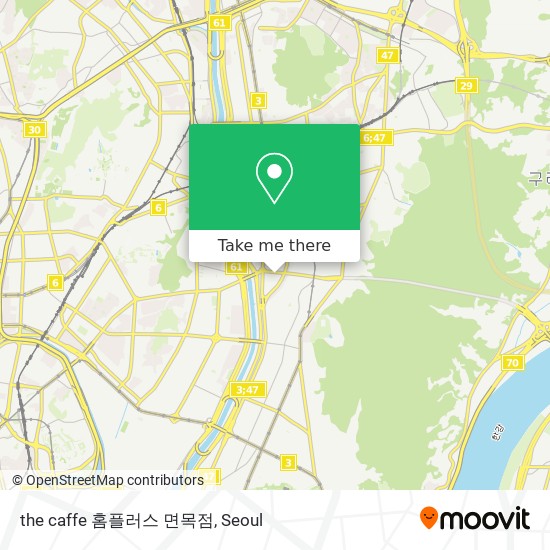 How to get to the caffe 홈플러스 면목점 in 중랑구, 서울시 by Subway or Bus | Moovit