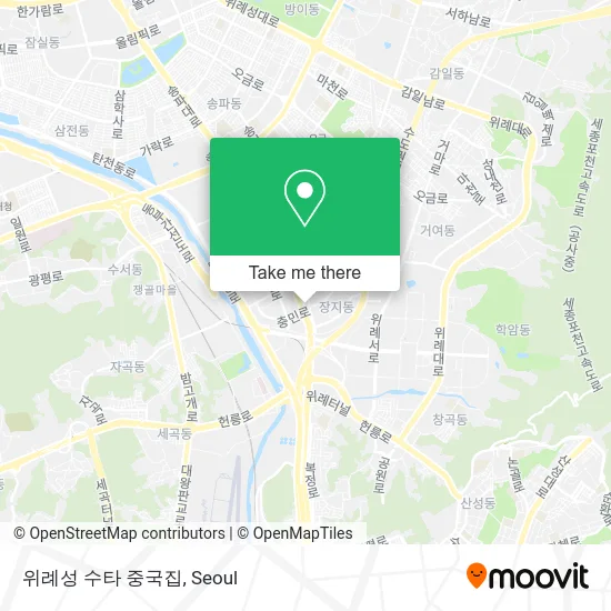 위례성 수타 중국집 map
