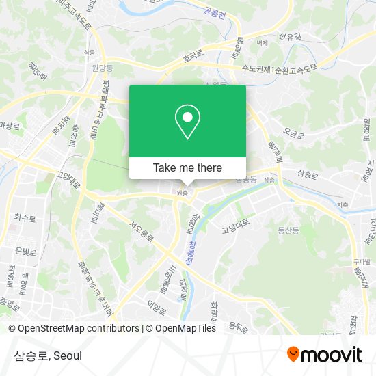 삼송로 map