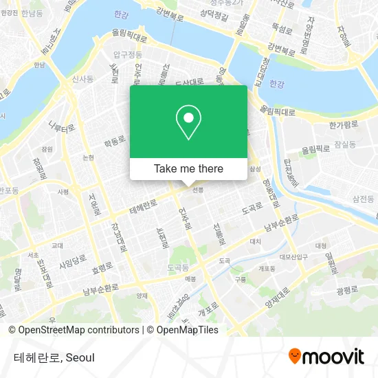 테헤란로 map