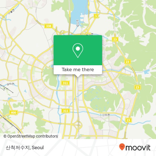 산척저수지 map