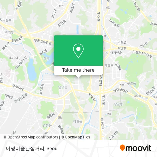 이영미술관삼거리 map