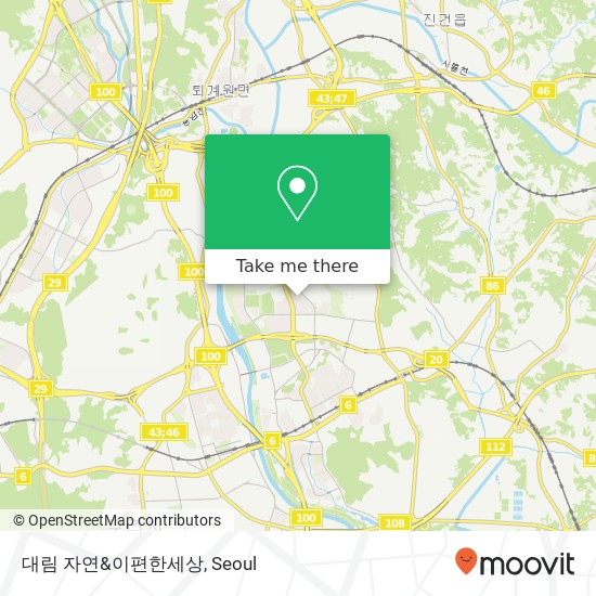 대림 자연&이편한세상 map