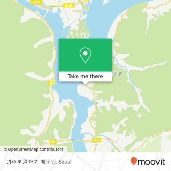 광주분원 어가 매운탕 map