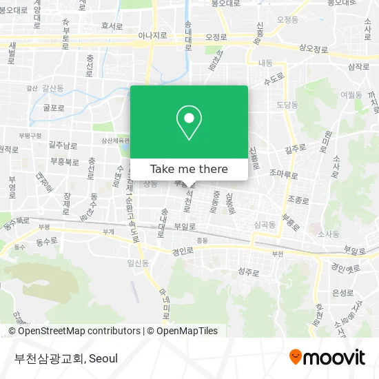 부천삼광교회 map