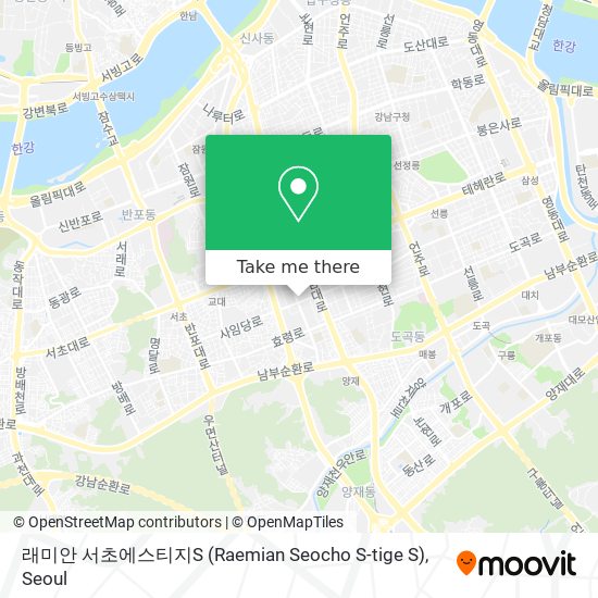 래미안 서초에스티지S (Raemian Seocho S-tige S) map