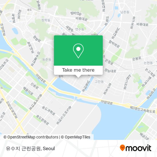 유수지 근린공원 map