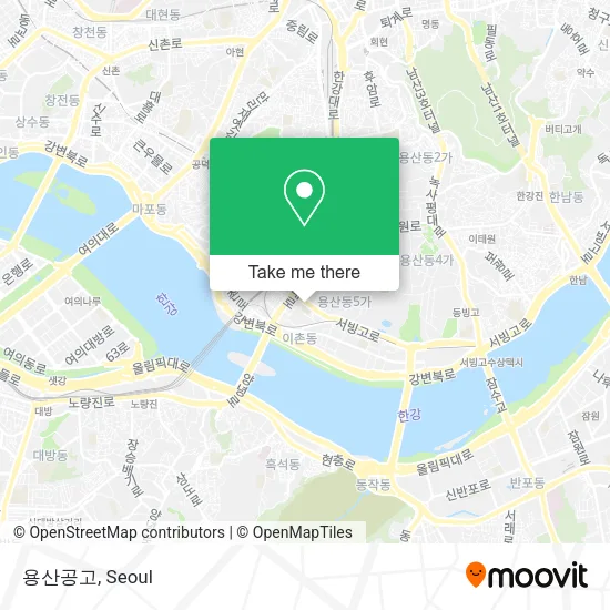 용산공고 map