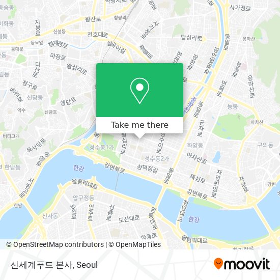 신세계푸드 본사 map