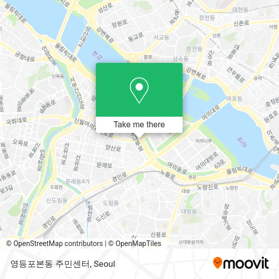 영등포본동 주민센터 map