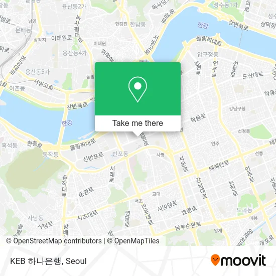 KEB 하나은행 map