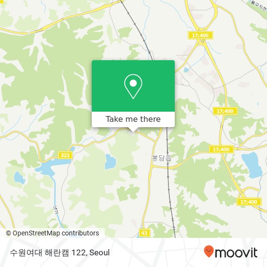 수원여대 해란캠 122 map