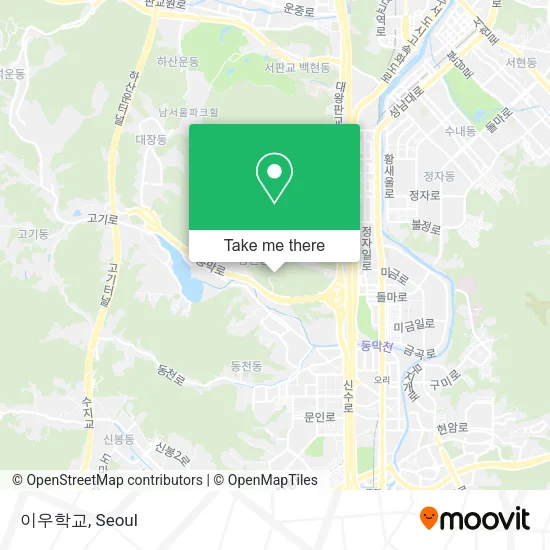 이우학교 map