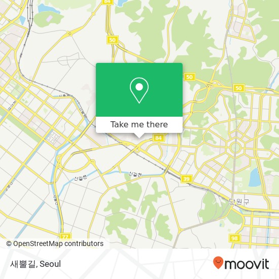 새뿔길 map