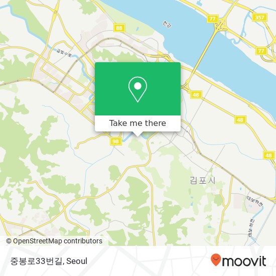 중봉로33번길 map