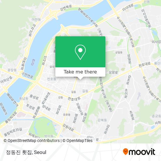 정동진 횟집 map