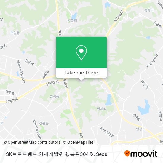 SK브로드밴드 인재개발원 행복관304호 map