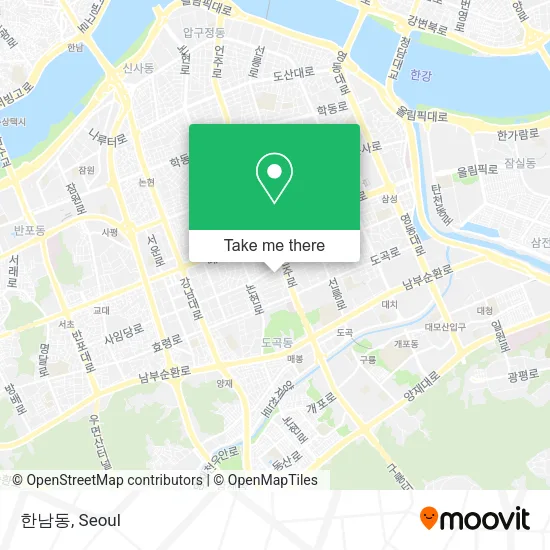 한남동 map