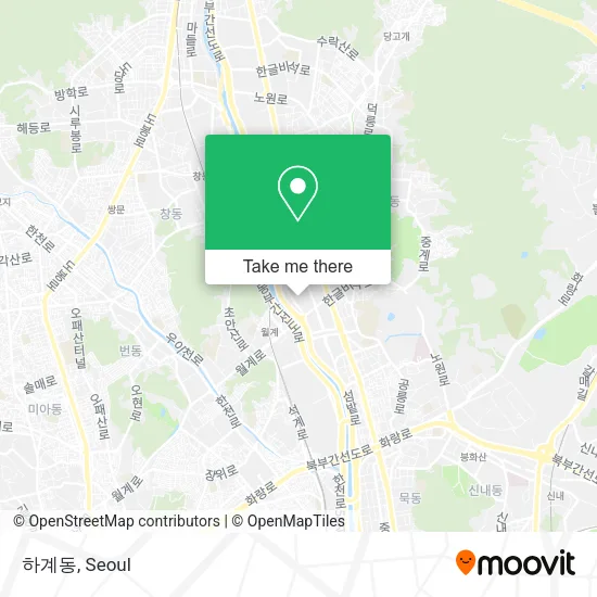 하계동 map
