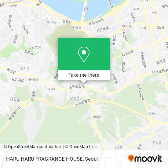 HARU HARU FRAGRANCE HOUSE map