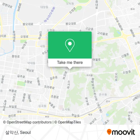 설악산 map