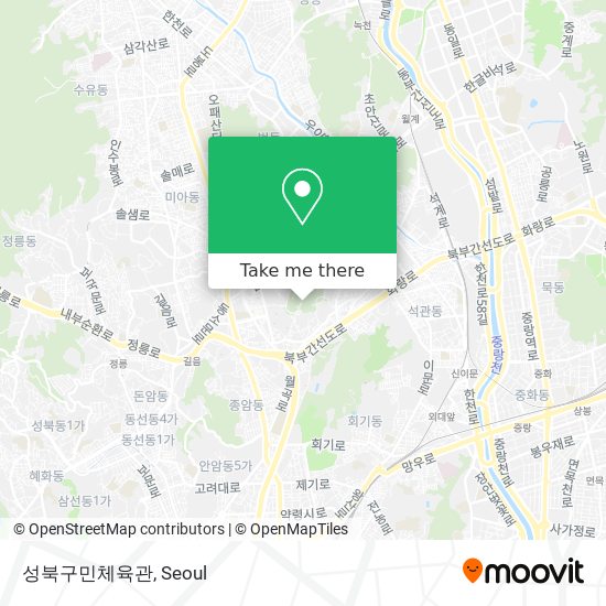 성북구민체육관 map