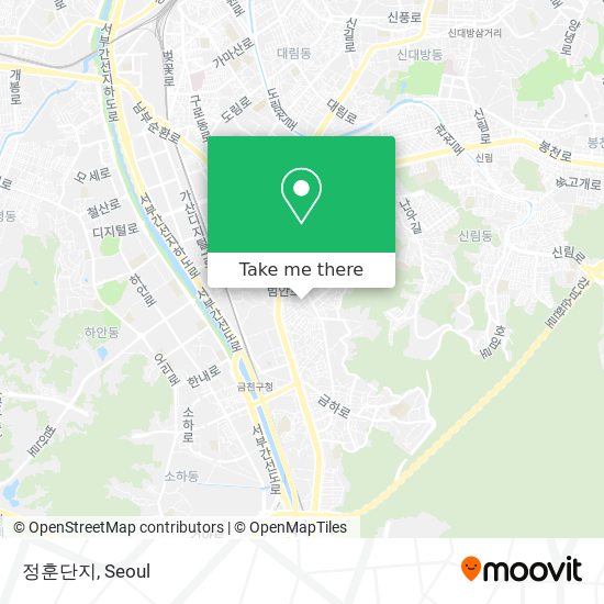정훈단지 map