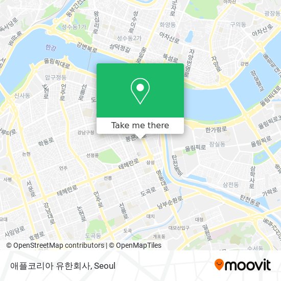 애플코리아 유한회사 map