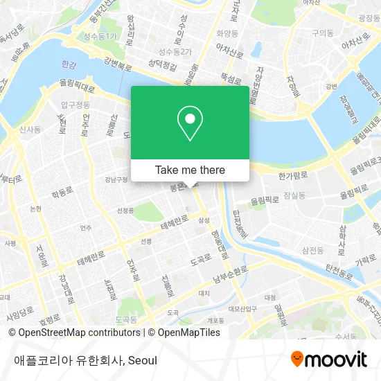 애플코리아 유한회사 map