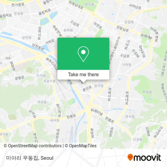 미아리 우동집 map