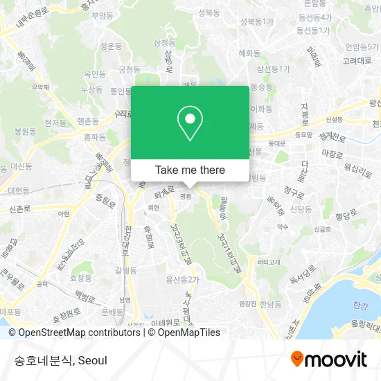 송호네분식 map