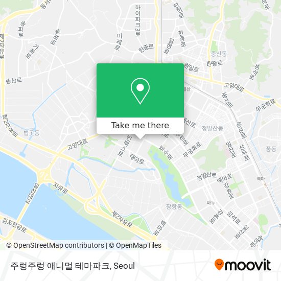 주렁주렁 애니멀 테마파크 map