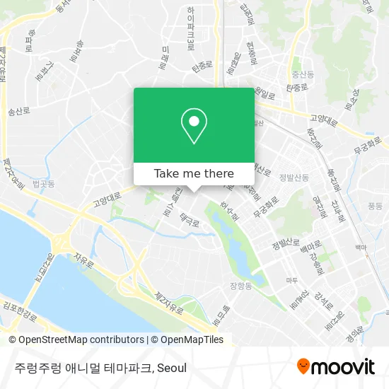 주렁주렁 애니멀 테마파크 map