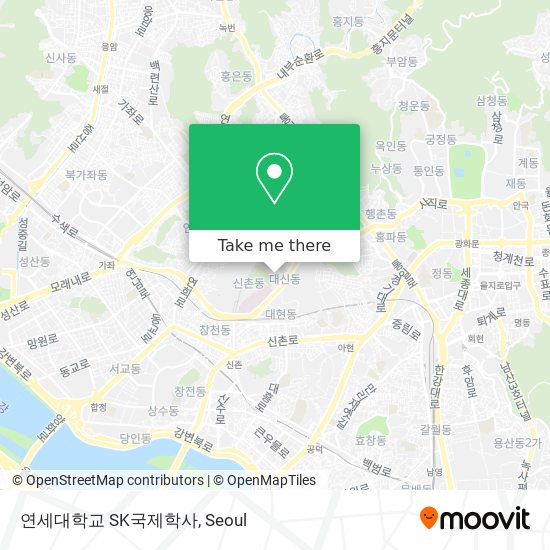 연세대학교 SK국제학사 map