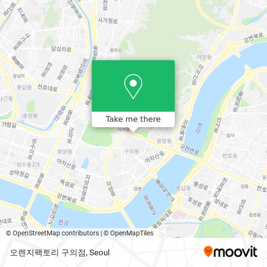 오렌지팩토리 구의점 map