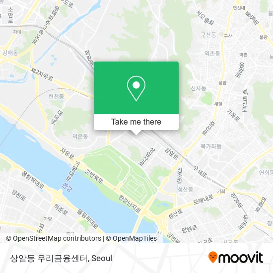 상암동 우리금융센터 map