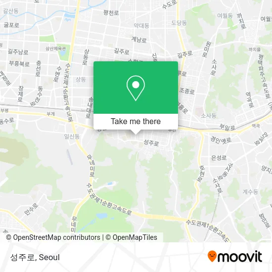 성주로 map