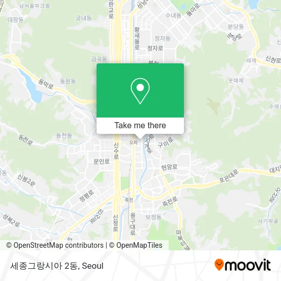 세종그랑시아 2동 map