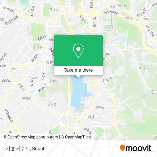 기흥저수지 map