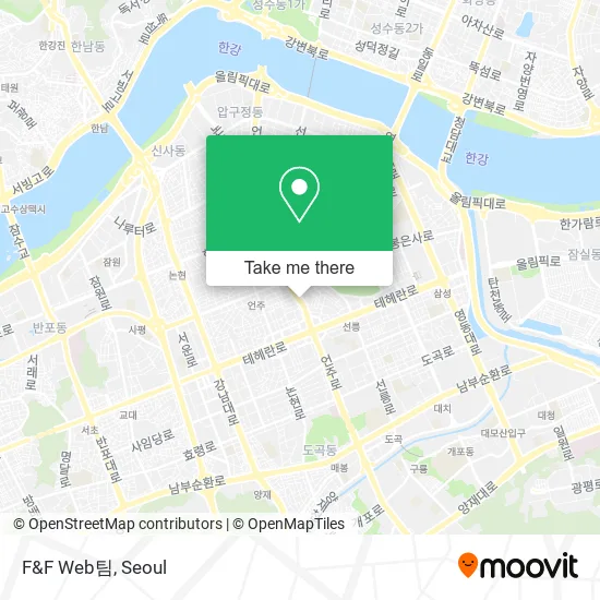 F&F Web팀 map