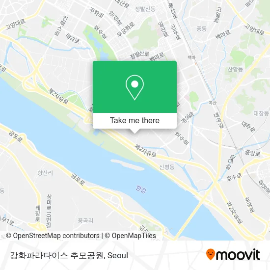 강화파라다이스 추모공원 map