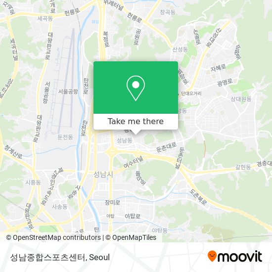 성남종합스포츠센터 map
