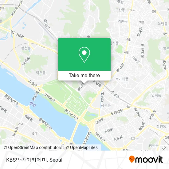 KBS방송아카데미 map