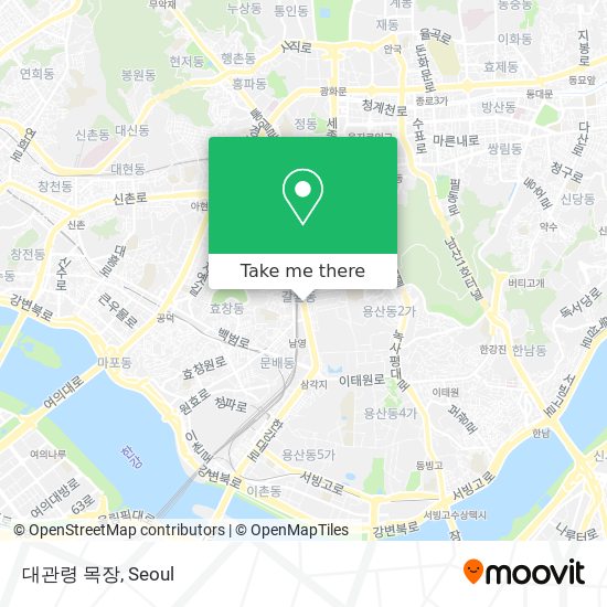 대관령 목장 map