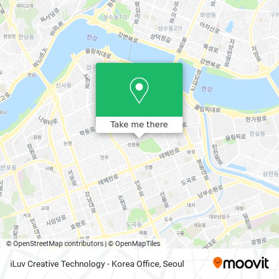 iLuv Creative Technology - Korea Office map