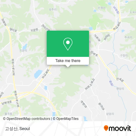 고성산 map