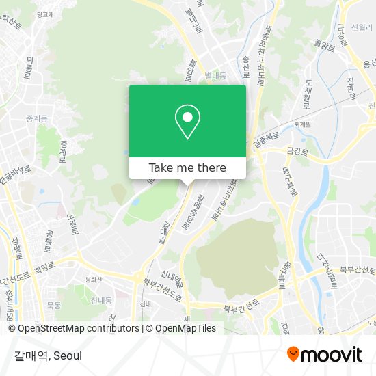 갈매역 map