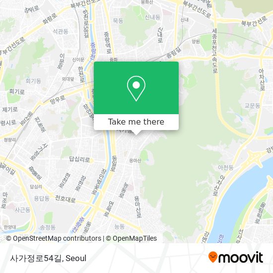 사가정로54길 map