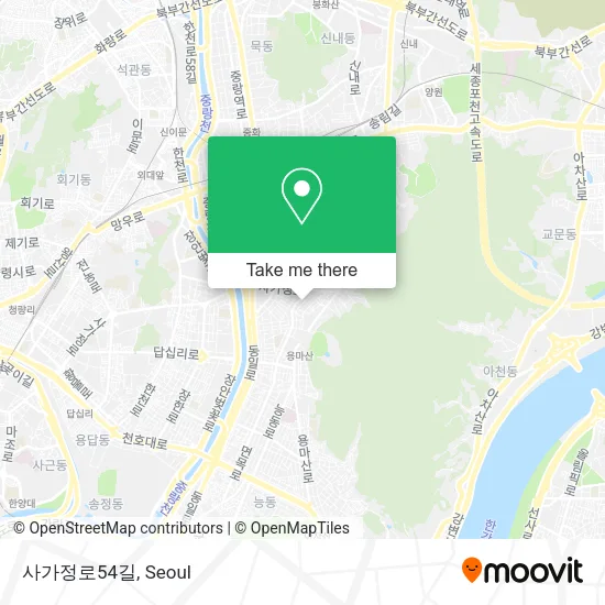 사가정로54길 map